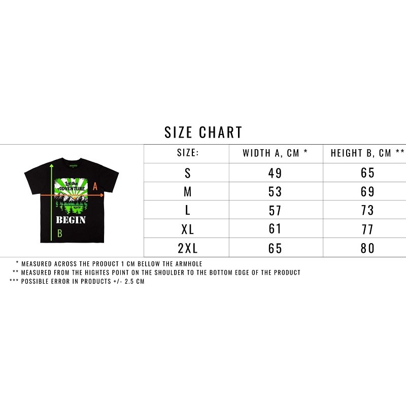 BPS Knives T-Shirt "Let The Adventure Begin" XX-Large