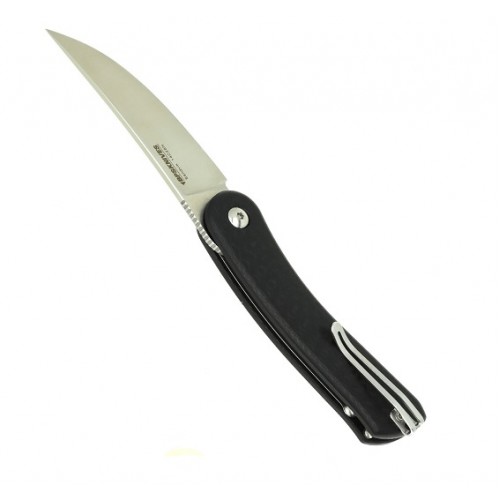 BPS Colibri Folding Knife - 3.2" 14C28N Stainless Steel Blade Black G10 Handle