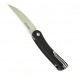 BPS Colibri Folding Knife - 3.2" 14C28N Stainless Steel Blade Black G10 Handle
