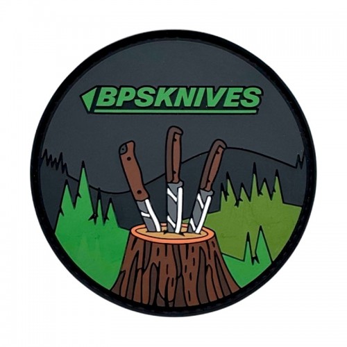 BPS Knives Patch Round "Three Knives"