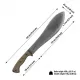BPS Knives Traverse Field Machete - 10.83" 60MnSiCr4 High Toughness Carbon Steel Burlap Micarta Handle Cyclaire Knives and Tools