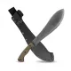 BPS Knives Traverse Field Machete - 10.83" 60MnSiCr4 High Toughness Carbon Steel Burlap Micarta Handle Cyclaire Knives and Tools