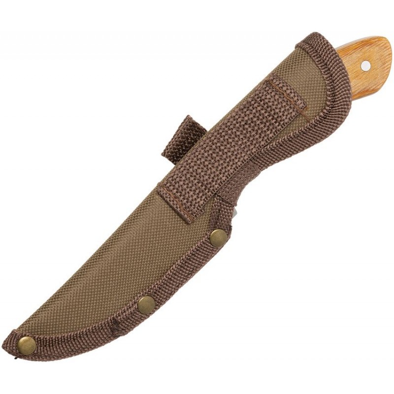 Browning Fixed Blade Skinner Knife - 3.25" Stainless Steel Blade Brown Wood Handle