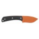 Browning Back Country Small Fixed Blade Knife - 2.75" D2 Tool Steel Orange Skinner Blade Black G10 Handle