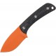 Browning Back Country Small Fixed Blade Knife - 2.75" D2 Tool Steel Orange Skinner Blade Black G10 Handle