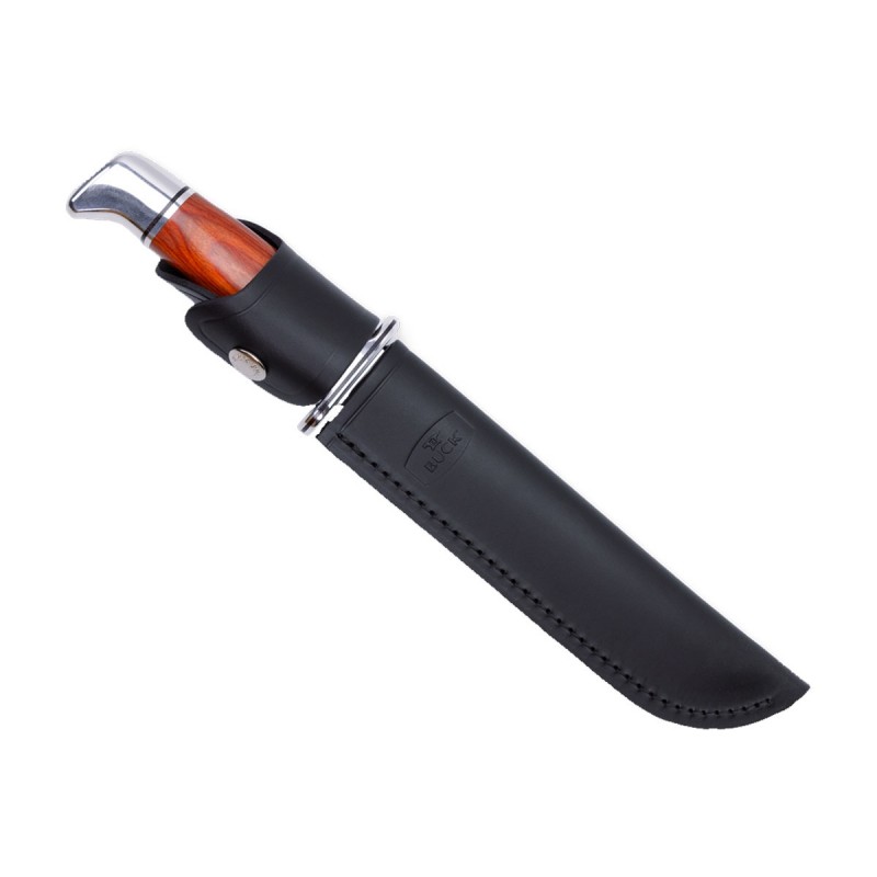 Buck General 120 Heritage Fixed Blade Knife - 7.37" Blade Cocobolo Wood Handle