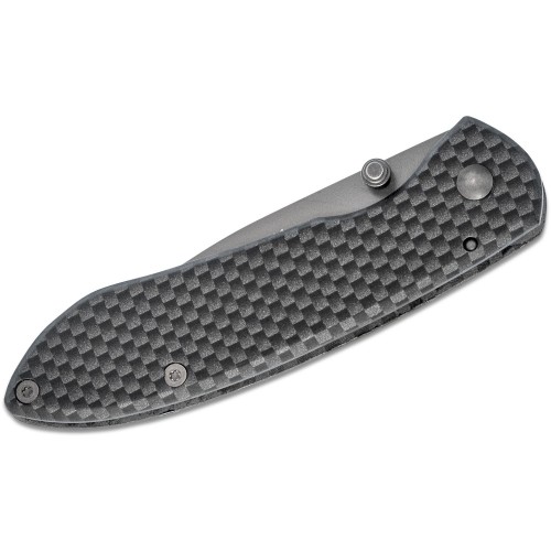 Buck 327 Nobleman Folding Knife - 2.675" Blade Carbon Fiber Handle & Clip