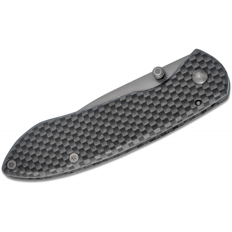 Buck 327 Nobleman Folding Knife - 2.675" Blade Carbon Fiber Handle & Clip