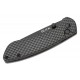 Buck 743 Mini Sovereign Button Lock Folding Knife - 2.625" Black TiNi Modified CP Blade Carbon Fiber Handle