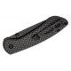 Buck 743 Mini Sovereign Button Lock Folding Knife - 2.625" Black TiNi Modified CP Blade Carbon Fiber Handle