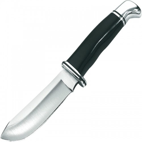 Buck 103 Black Skinner Knife - 4" Extra Wide Stainless Steel Blade