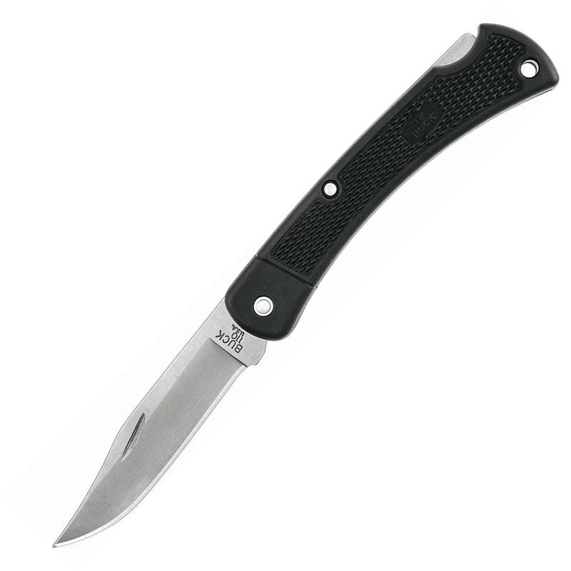 Buck 110 Folding Hunter LT Black Handle