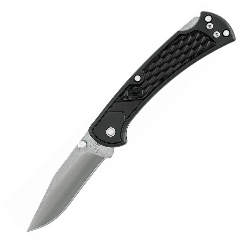 Buck 112 Slim Ranger Select Folding Knife Black GFN Handle