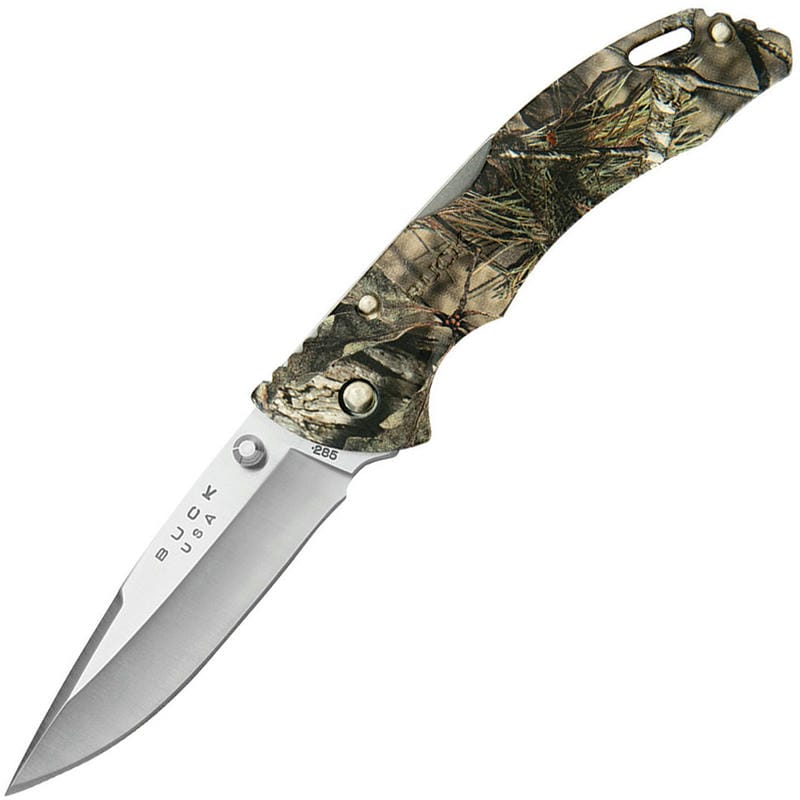 Buck 285 Bantam BLW Folding Knife Mossy Oak Break-Up Country Camo