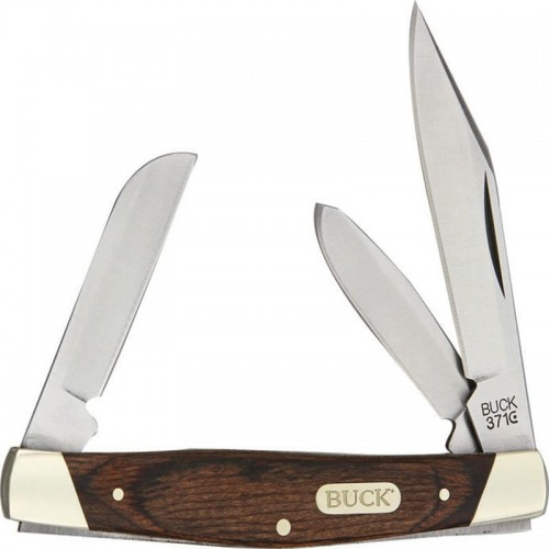 Buck 371 Stockman UK EDC Triple Blade Pocket Knife