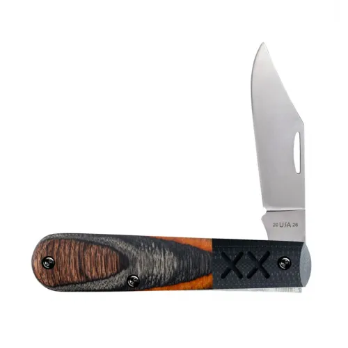 Case UK EDC Cut of the Month September Crossroads XR Barlow - 2.5" S35VN Blade Sloped Ember Glow DymaLux Wood Handle