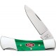 Case XX Lockback Green Pearl Kirinite Pocket Knife - 2.5" DP Stianless Steel Blade Green Pearl Kirinite Handle