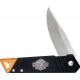 Case Harley Davidson Tec X Pocket Knife - 3.25" Stainless Steel Blade Black and Orange Aluminum Handle