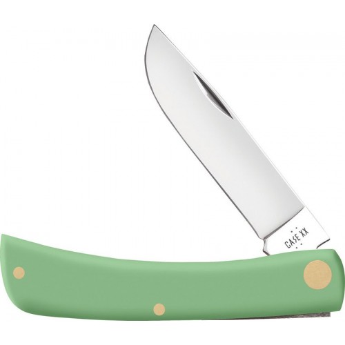 Case XX UK EDC Sod Buster Jr Mint Green - 2.83" Stainless Steel Blade Mint Green Synthetic Handle