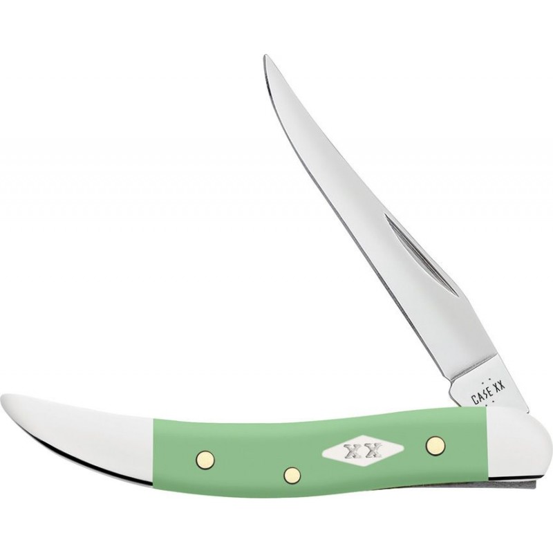 Case UK EDC Small Toothpick Mint Green - 2.25" High Carbon Steel Blade Mint Green Synthetic Handle