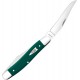 Case Muskrat Spruce Green UK EDC Pocket Knife - Dual Blade Spruce Green Synthetic Handle