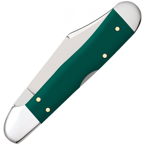 Case XX Mini Copperlock Spruce Green Pocket Knife - 2.72" Stainless Steel Blade Spruce Green Synthetic Handle