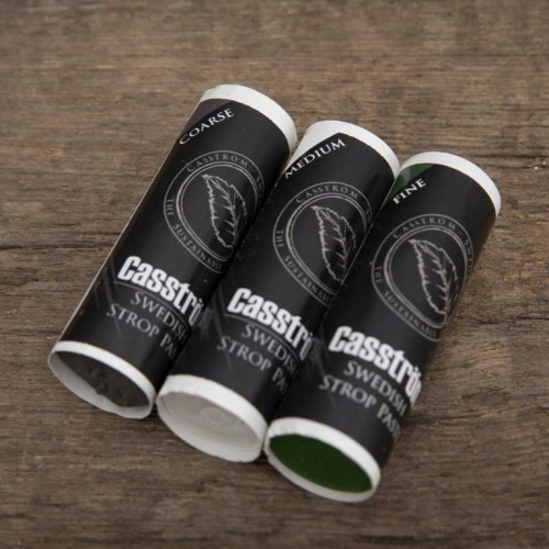 Casstrom Swedish Stropping Paste Pack of 3 - Coarse, Medium and Fine