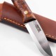 Casstrom Woodsman Jarv Knife - 3.38" Carbon Tool Steel Blade Natural Wood Handle