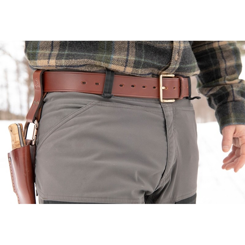 Casstrom Swedish Forest Belt Brown Leather L-XXL 115cm