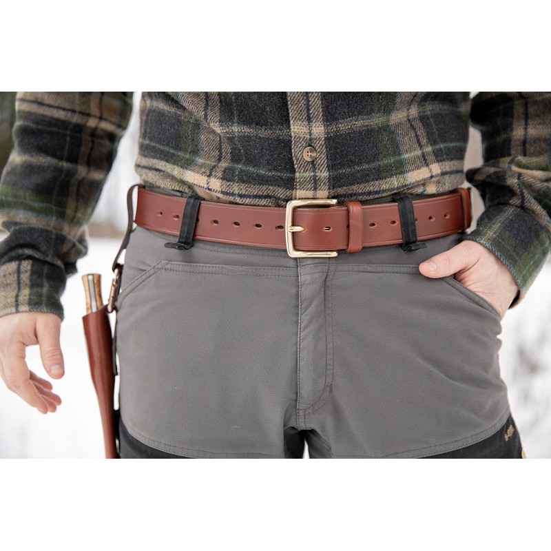 Casstrom Swedish Forest Belt Brown Leather L-XXL 115cm