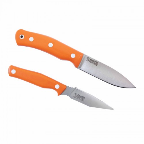 Casstrom Hunters Combo - No.10 SFK and Swedish Field Dresser Orange Handles