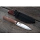 Casstrom Canvas Micarta Lars Falt Knife - 4.5" A8 Mod Steel with Deep Cooling Black Kydex Sheath