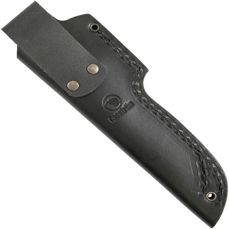 Leather Sheath Right Handed Black for Casstrom No.10 SFK