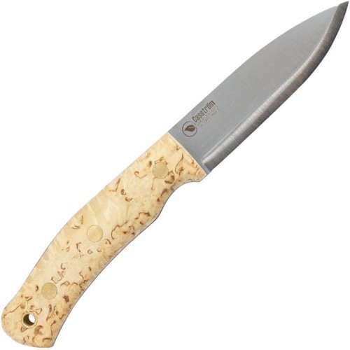Casstrom No.10 SFK - 3.93" Stainless Steel Blade Curly Birch Handle Kydex Sheath