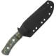 Casstrom No.10 SFK Curly Birch Ocean Knife - 3.9" Flat Grind Stainless Steel Blade Kydex Sheath
