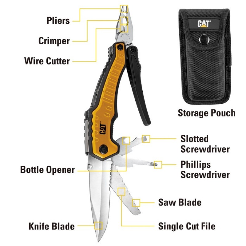 Caterpillar 980045 9-in-1 XL Multi Tool