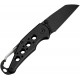 CIVIVI Pragma Folding Knife - 2.2" Black Nitro-V Wharncliffe Blade Black Milled Aluminum Handle