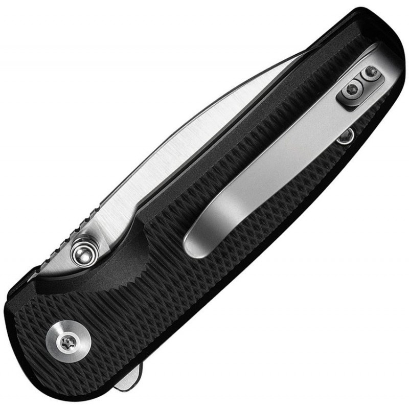 CIVIVI Mini Shakan Folding Knife - 2.48" Nitro-V DP Blade Black Machined Aluminum Handle