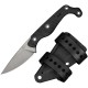 CIVIVI SOKN Fixed Blade Knife - 2.82" Nitro-V Stonewashed DP Blade Black G10 Handle Kydex Sheath