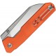 CIVIVI Hid Nested Folding Knife - 4.14" 14C28N Reverse Tanto Blade Orange G10 Handle