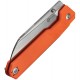 CIVIVI Hid Nested Folding Knife - 4.14" 14C28N Reverse Tanto Blade Orange G10 Handle