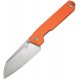 CIVIVI Hid Nested Folding Knife - 4.14" 14C28N Reverse Tanto Blade Orange G10 Handle