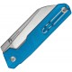 CIVIVI Knives Hid Nested Folding Knife - 4.14" 14C28N Reverse Tanto Blade Blue G10 Handle