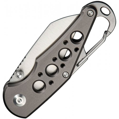 CIVIVI Pragma Folding Knife - 2.2" Nitro-V Wharncliffe Blade Grey Milled Aluminum Handle