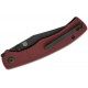 CIVIVI Knives Clingman Pocket Knife - 2.99" Nitro-V Black Stonewashed CP Blade Burgundy G10 Handle