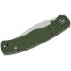 CIVIVI Knives Clingman Pocket Knife - 2.99" Nitro-V Satin CP Blade Green Canvas Micarta Handle