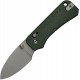 CIVIVI Knives Baby Banter 2 Folding Knife - 2.34" Nitro-V Stonewash Blade Green Canvas Micarta Handle