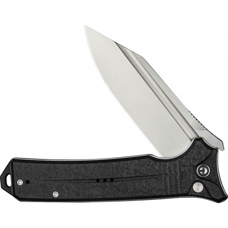 CIVIVI Neurohaptic Folding Knife - 3.74" Nitro-V Blade Black Shredded G10 Handle