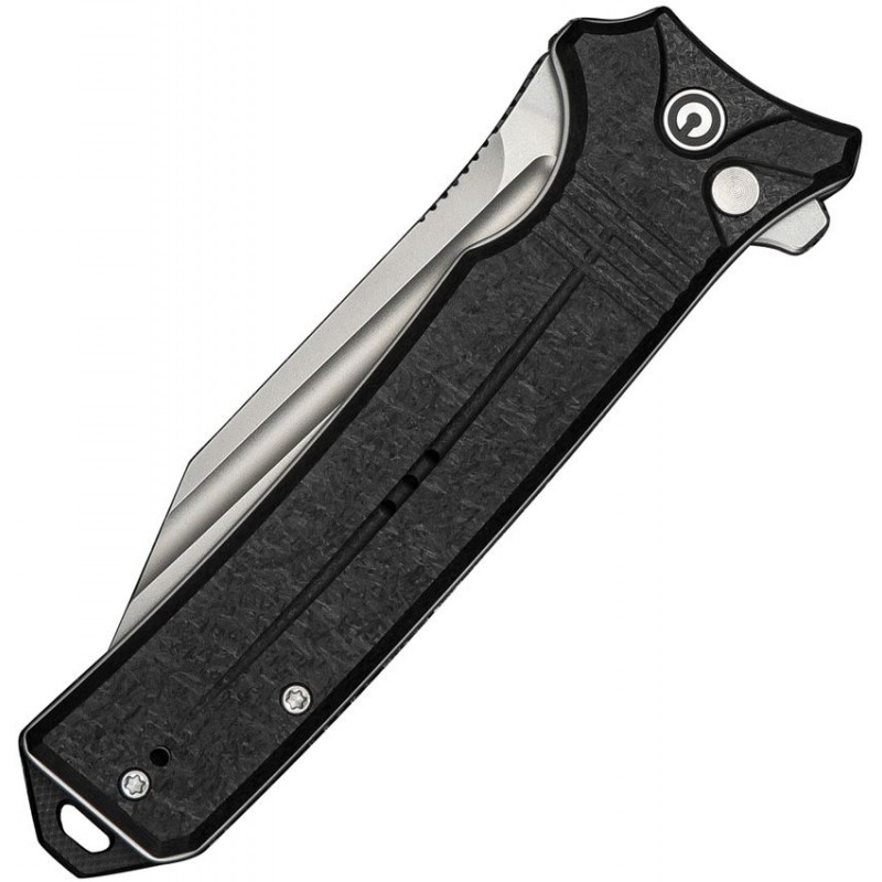 CIVIVI Neurohaptic Folding Knife - 3.74" Nitro-V Blade Black Shredded G10 Handle