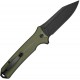 CIVIVI Neurohaptic Folding Knife - 3.74" Nitro-V Black Blade Black OD Green G10 Handle